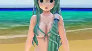 【MMD】 Sanae Bikini - Liberame