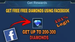 GET FREE DIAMONDS IN MOBILE LEGENDS USING FACEBOOK ONLY!! (💯% LEGIT) MLBB 2021