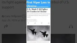 USA made f-16 Viper jet crash in Ukraine 😞 #war #ukraine #f16 #rip #breakingnews