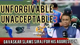 Unhappy Sunil Slams Siraj : India vs Pakistan Match