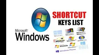 Microsoft Windows shortcut keys list