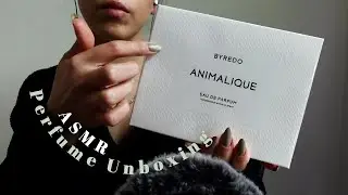 ASMR Byredo Perfume Unboxing | No talking or mouth sounds