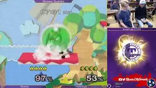 CC3 - Xtreme (Sheik) vs Hunybear (Link) - Melee Winners Quarters
