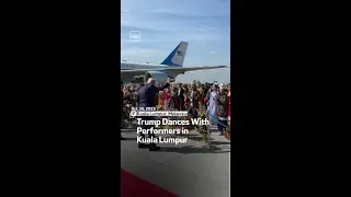 Trump Dances With Performers In Kuala Lumpur