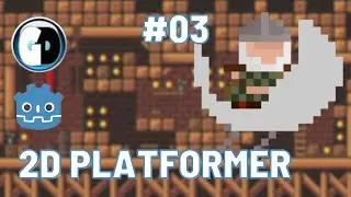 GODOT Engine TUTORIAL #03:   Make Your First 2D PLATFORMER GAME with GODOT: Player & State Machines