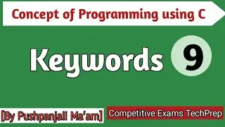 Lec - 2.5 Keywords in C programming in Hindi