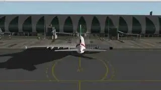 X-Plane 10- Landing Emirates Airbus A380 in Dubai