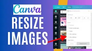 How to resize images in Canva