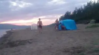 Баня на камнях!  Красноярское море 2016