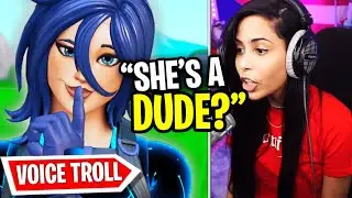 I fell for a FAKE Girl VOICE TROLL - Absorber? (Fortnite Battle Royale) Chica