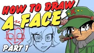 How to draw a face (Part 1) - very easy