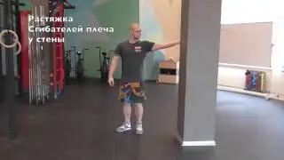 Растяжка сгибателей плеча у стены (SuppleFit)