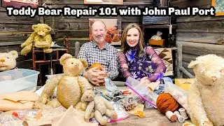 HOW TO FIX AND REPAIR ANTIQUE AND VINTAGE TEDDY BEARS 101 | JOHN PAUL PORT *secrets from the expert*