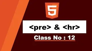 Pre and Hr tags in html in Urdu/Hindi | Course Online