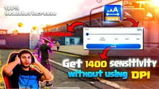 ✅GET 1400+ SENSI without using DPI | 101 working | 