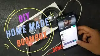 DIY BOOMBOX  ||HOMEMADE|| #lockdown ideas.