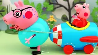 Peppa and George's Train, Peppa Pig Animation, 4K