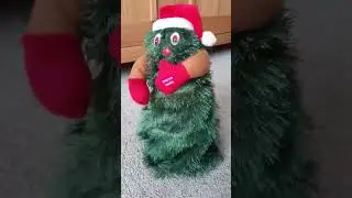Singing and dancing Christmas tree toy for kids