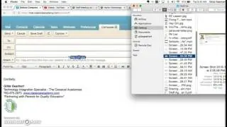 Quickest way to add attachments to Zimbra email.