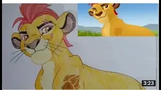 How to draw kion from {LION GUARD}