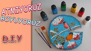 GERİ DÖNÜŞÜM BOYAMA // KÜTÜK BOYUYORUZ | D.I.Y