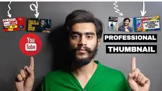 How To Make Professional Thumbnails For YouTube Videos  | YouTube Thumbnail Kaise Banaye (2021)🔥
