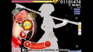 Osu! ~ Masayoshi Minoshima ft. nomico - Bad Apple!! [Hard]