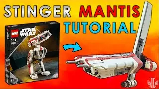 INSTRUCTIONS for Lego Stinger Mantis Alternative build from BD-1 (75335)