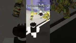 wrong anime lil bro #roblox #jjk #jujutsushenanigans