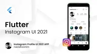 FLUTTER INSTAGRAM PROFILE UI CLONE APP 2021