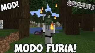 MODO FURIA! Minecraft 1.19.2 MOD WARRIOR RAGE!