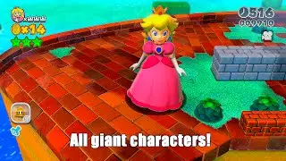 Super Mario 3D World all Mega Mushroom animations [720p 60FPS]