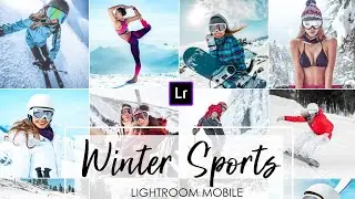 Winter Sport Presets 🌬️ ¦¦ Free Mobile Editing Tutorial Lightroom ¦¦ RK Editing Free Download ❄️☃️