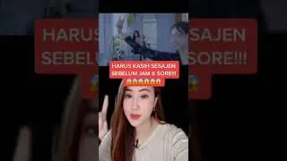 JANGAN TELAT KASIH SESAJEN!! |cheryl antoinette