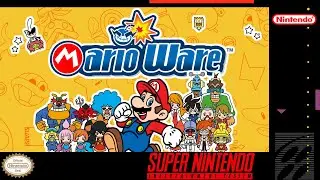 Super MarioWare - Mega Microlevels / Complete Playthrough (100%) / Super Mario World Hack