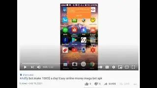 Review of #Adfly​ bot make 1000$ a day! Easy online money mega bot apk