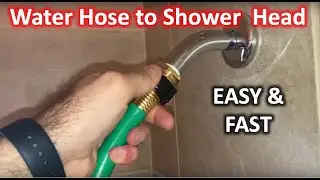 How To Connect a Hose To a Shower Head | The DIY Guide | Ep 97