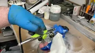 QUICK AND BEST WAY TO CLEAN YOUR AIR BRUSH FAST!