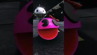 Ms-Pacman In Amazing Chase Vs Robot monster pacman 