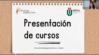 Cursos de Grafología - Sesión de presentación en vivo