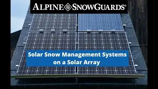 Snow Guards for Solar Panels: Performance (Time Lapse)
