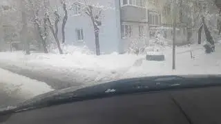 Снегопад в Пензе 12 апреля 2020 г.