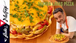 Tavada Lavaş Pizza I En Kolay Pizza I Arda'nın Mutfağı