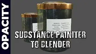 OPACITY (GLASS): SUBSTANCE PAINTER TO BLENDER