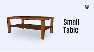 Small Table || Sketchup Tutorial