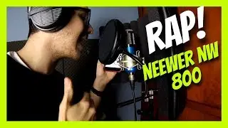 Rapeando sobre un micro BARATO 😱 NEEWER NW 800 ¿Realmente sirve?