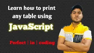 How to print table(any number) in java script.....
