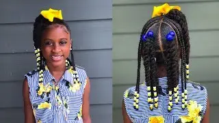 Twist, Braids & Beads | Kids Natural Hairstyle | IAMAWOG