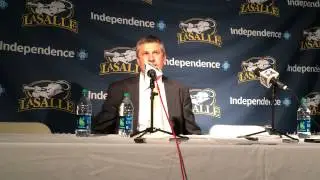 John Giannini after the Duquesne Win