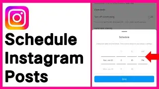 How To Schedule Instagram Posts | Schedule Instagram Posts